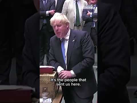 Boris Johnson’s Final Speech As #PrimeMinister