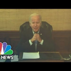 Biden Appears Virtually For Meeting On Gas Prices After Testing Positive For Covid